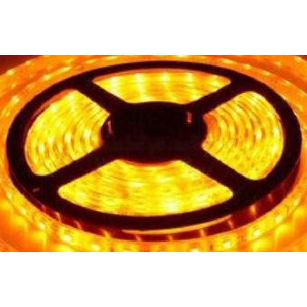 24 Volt ledstrip kleur ambergeel, SMD 3528